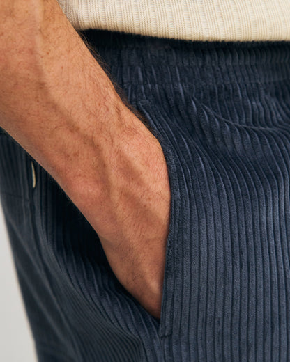 ROTHOLZ - Cord Wide Pant Organic Cotton Stone Blue - WERTE FREUNDE