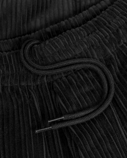 ROTHOLZ - Cord Wide Pant Organic Cotton True Black - WERTE FREUNDE