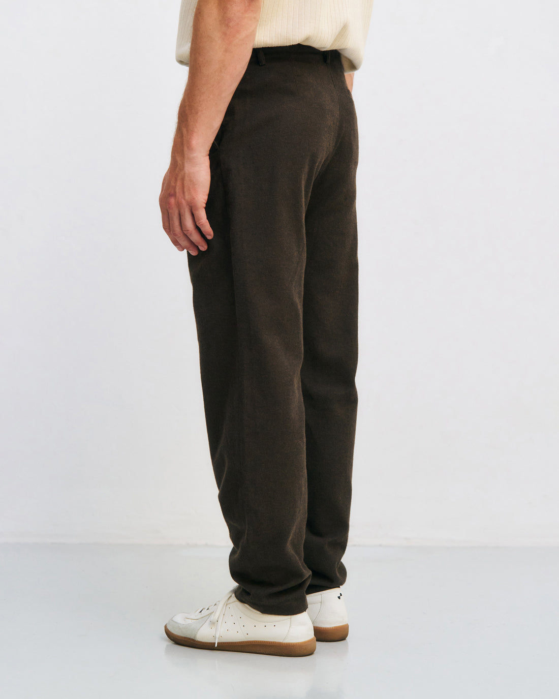 ROTHOLZ - Flannel Everyday Pant Organic Cotton Twill Brown - WERTE FREUNDE