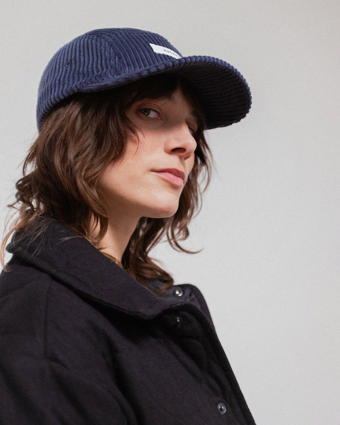 ROTHOLZ - Cord 5-Panel Cap Organic Cotton Stone Blue - WERTE FREUNDE