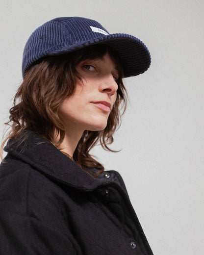 ROTHOLZ - Cord 5-Panel Cap Organic Cotton Stone Blue - WERTE FREUNDE