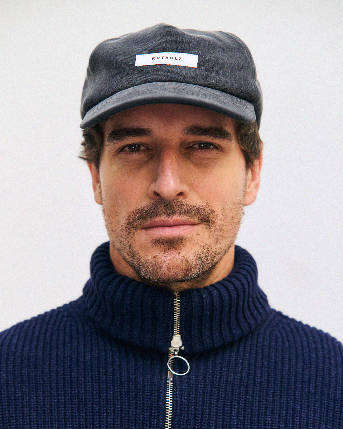 ROTHOLZ - Fleece Floppy Cap Organic Cotton True Black - WERTE FREUNDE