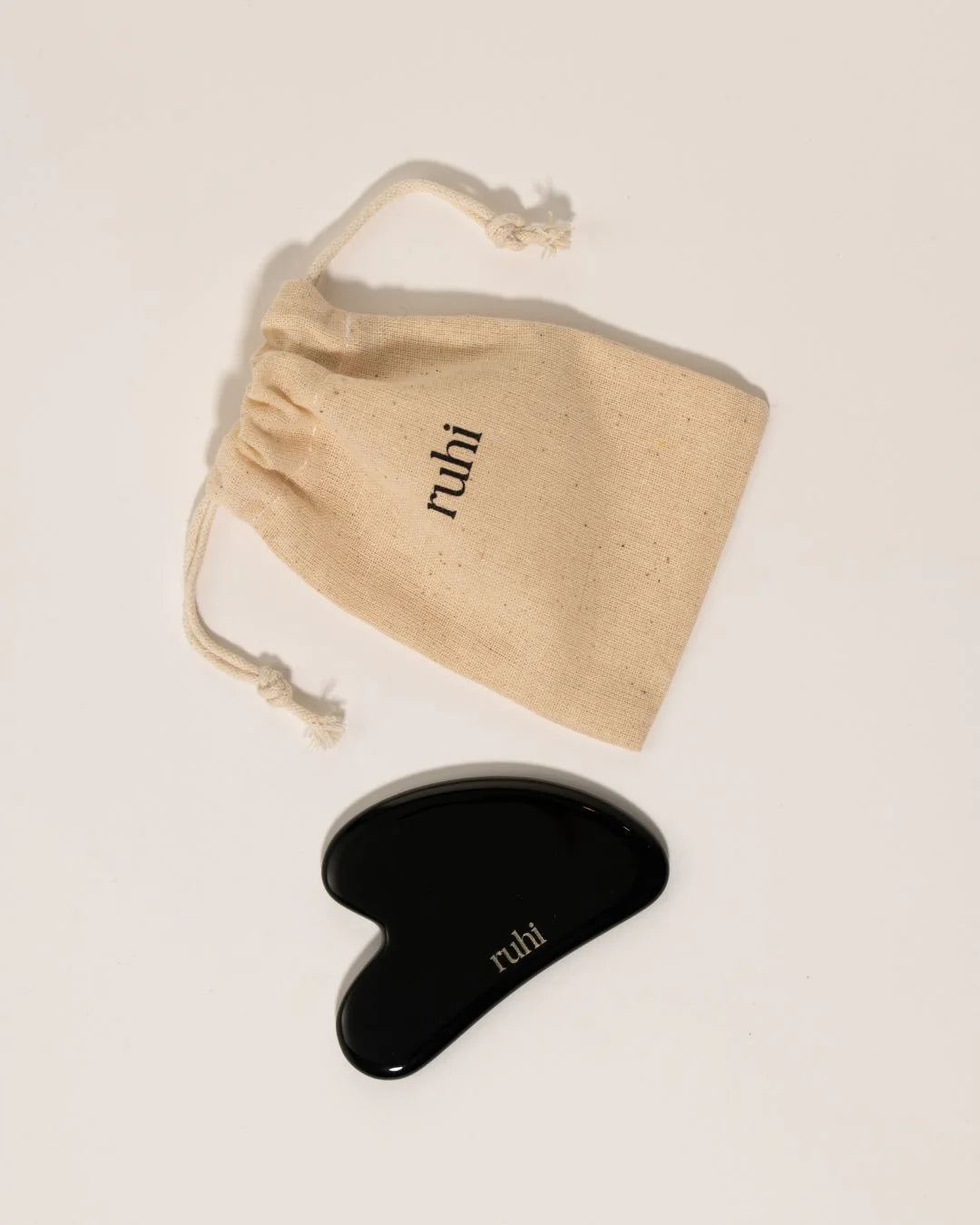 ruhi - the Obsidian Gua Sha  1 Stk. - WERTE FREUNDE