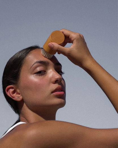 ruhi - the Vegan Facial Dry Brush  1 Stk. - WERTE FREUNDE