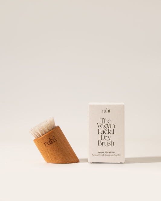 ruhi - the Vegan Facial Dry Brush  1 Stk. - WERTE FREUNDE