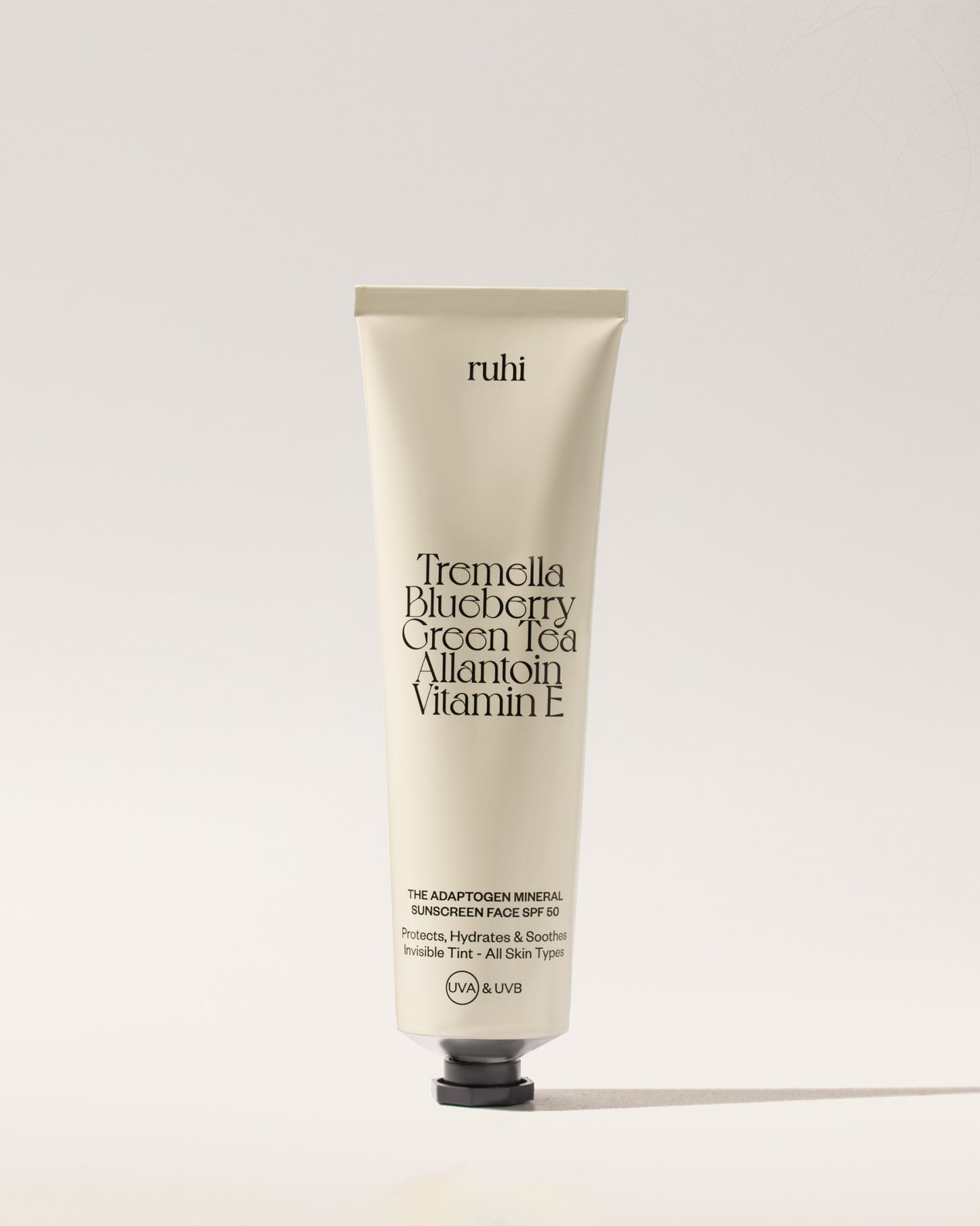 ruhi - The Adaptogen Mineral Sunscreen Face SPF 50 50 ml - WERTE FREUNDE