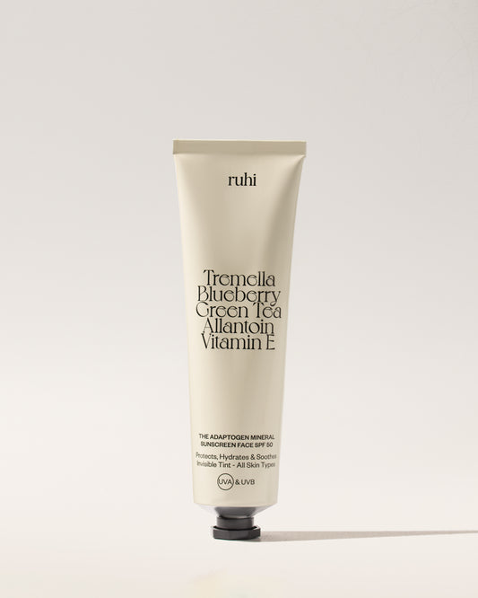 ruhi - The Adaptogen Mineral Sunscreen Face SPF 50 50 ml - WERTE FREUNDE