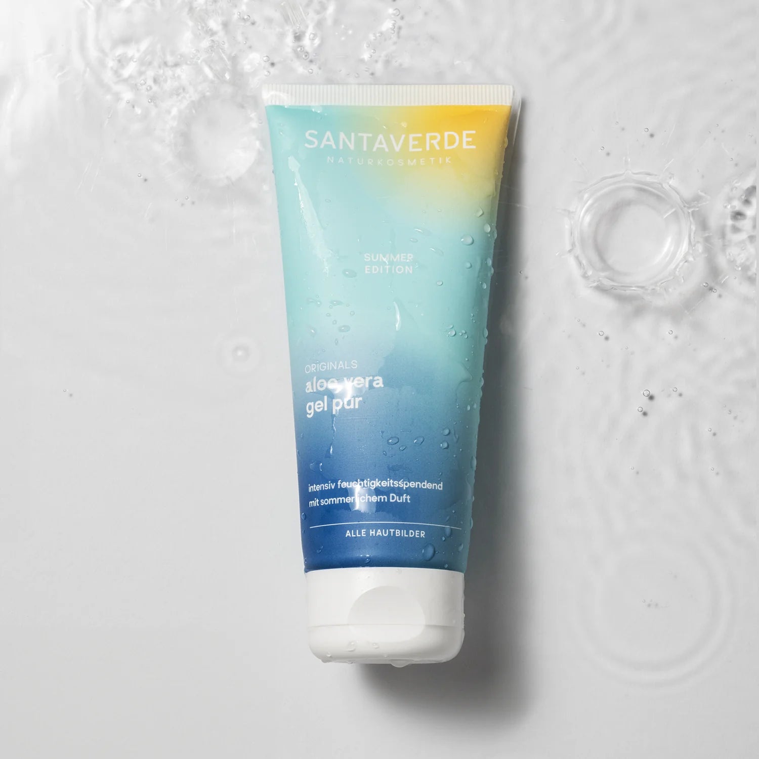Santaverde - Aloe Vera Gel Pur SUMMER EDITION - 100 ml - WERTE FREUNDE