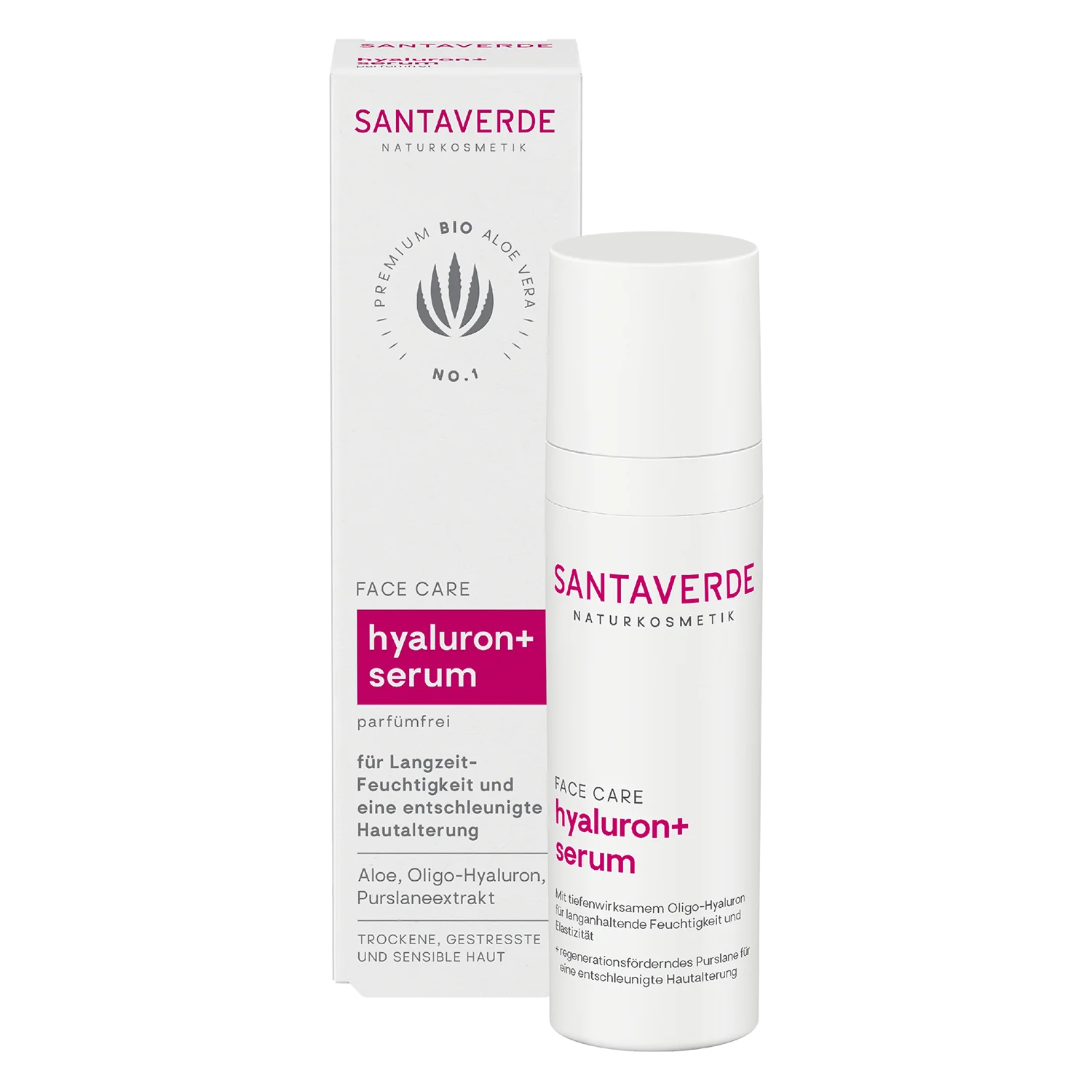 Santaverde - Hyaluron+ Serum ohne Duft 30 ml - WERTE FREUNDE