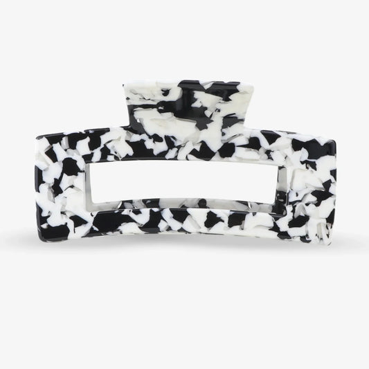 sasstie - Big Crush Black Marble Haarklammer - WERTE FREUNDE
