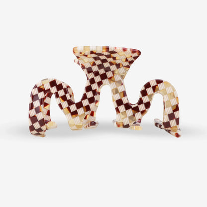 sasstie - Grand Wave Karo Haarklammer - WERTE FREUNDE