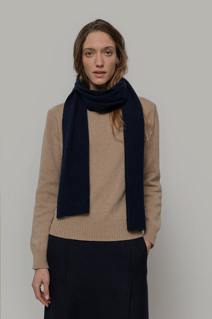 Rifo - Federico Cashmere Scarf Blue Mora