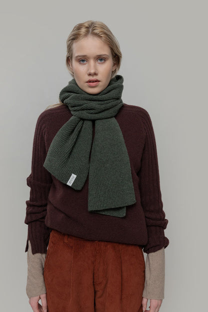Rifo - Federico Cashmere Scarf Green Foresta