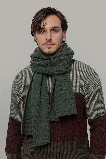 Rifo - Federico Cashmere Scarf Green Foresta