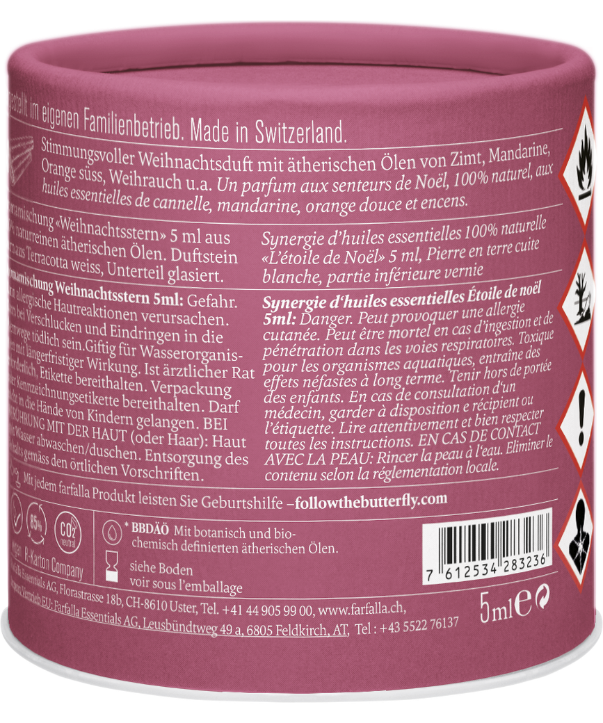 farfalla - Geschenkset Weihnachtsstern 1Stk. - WERTE FREUNDE