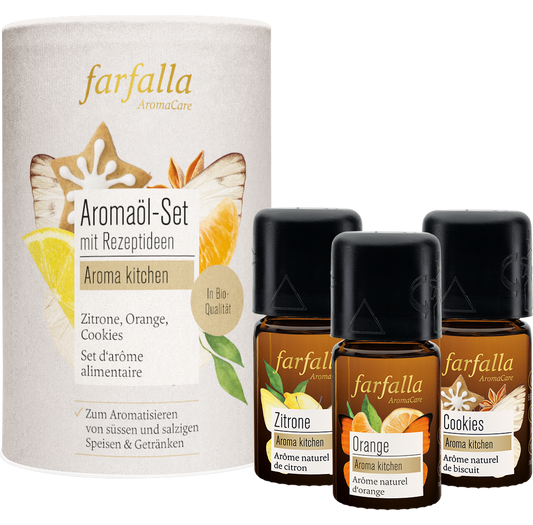 farfalla - Aromaöl-Set mit Rezeptideen 1 Stk.