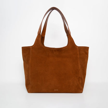 ann kurz - SHOULDER SHOPPER SUEDE MIX CUERO