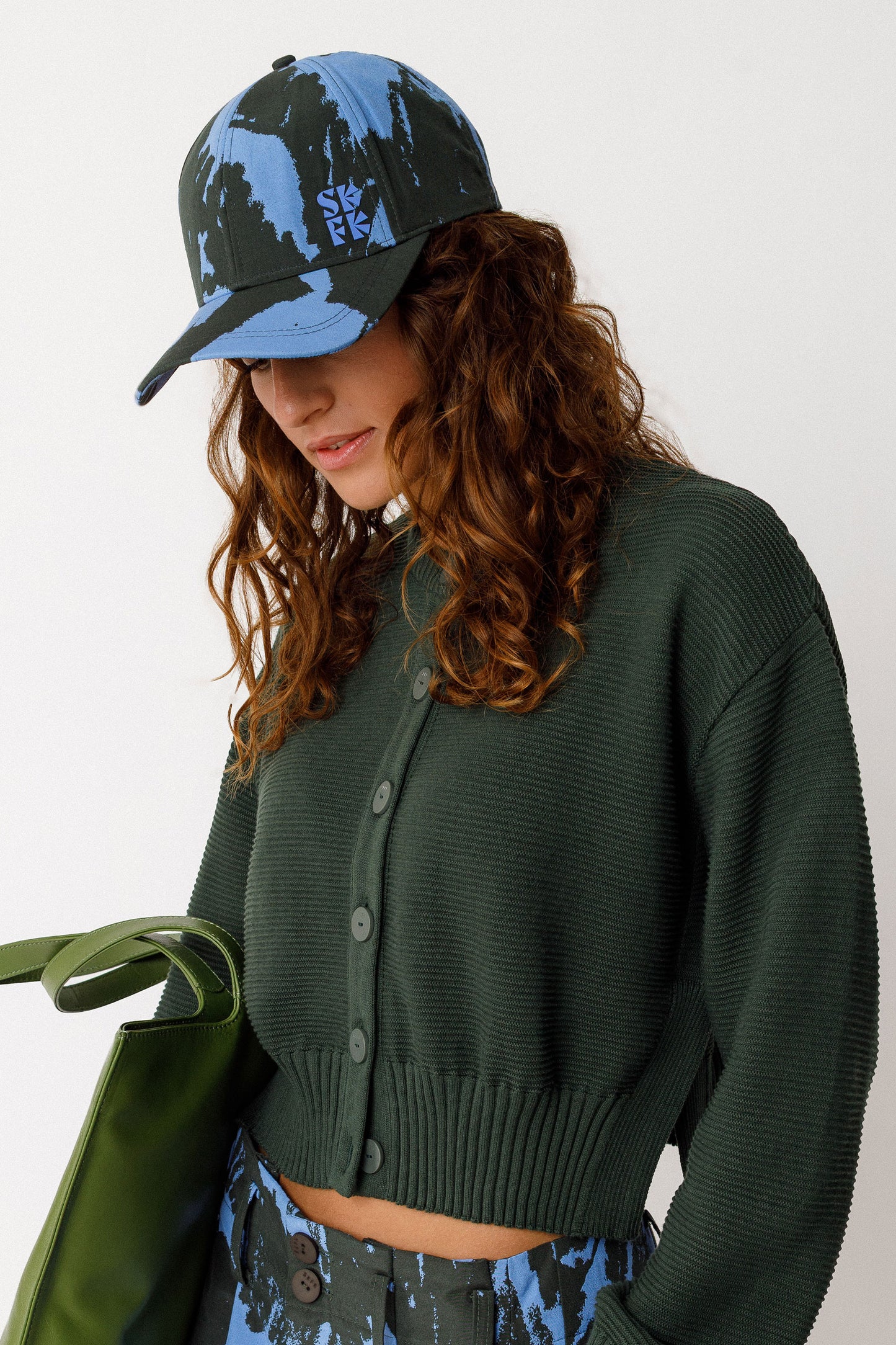 SKFK - BELENE SWEATERS BOTTLE GREEN - WERTE FREUNDE