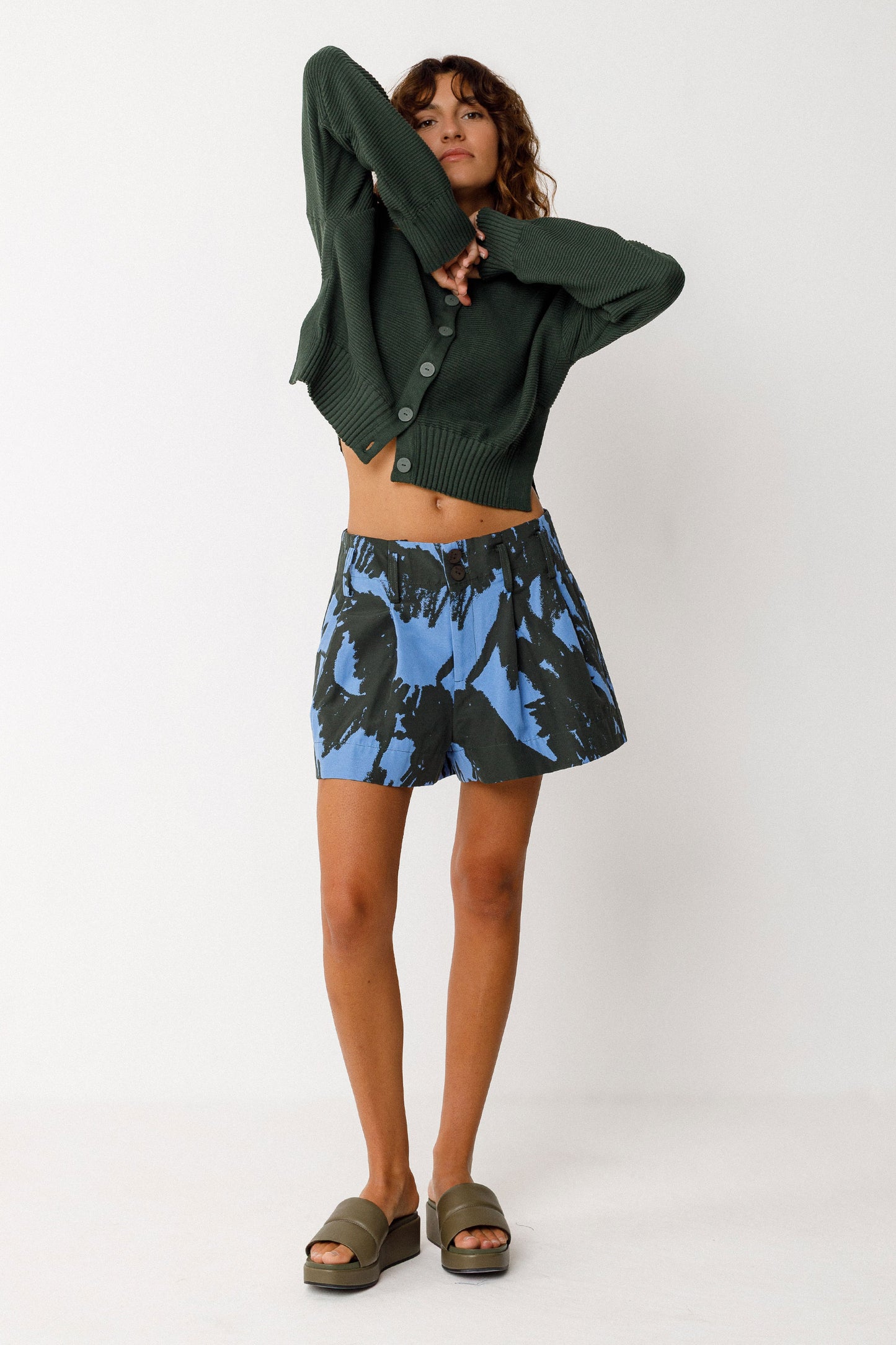 SKFK - BELENE SWEATERS BOTTLE GREEN - WERTE FREUNDE