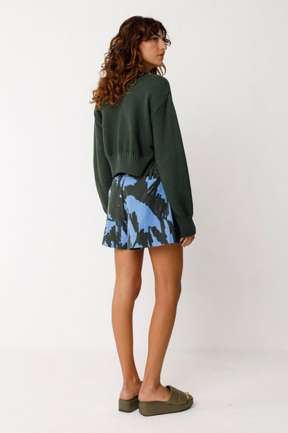 SKFK - BELENE SWEATERS BOTTLE GREEN - WERTE FREUNDE