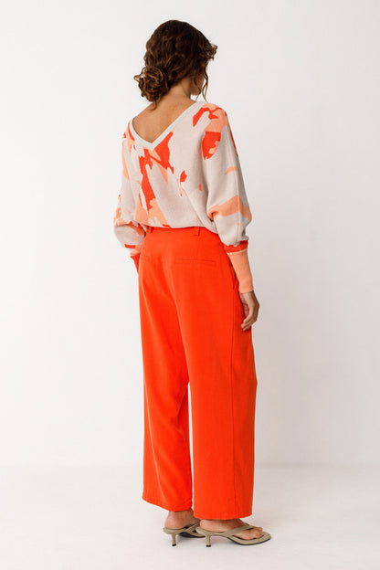 SKFK - ESTI TROUSERS ORANGE - WERTE FREUNDE