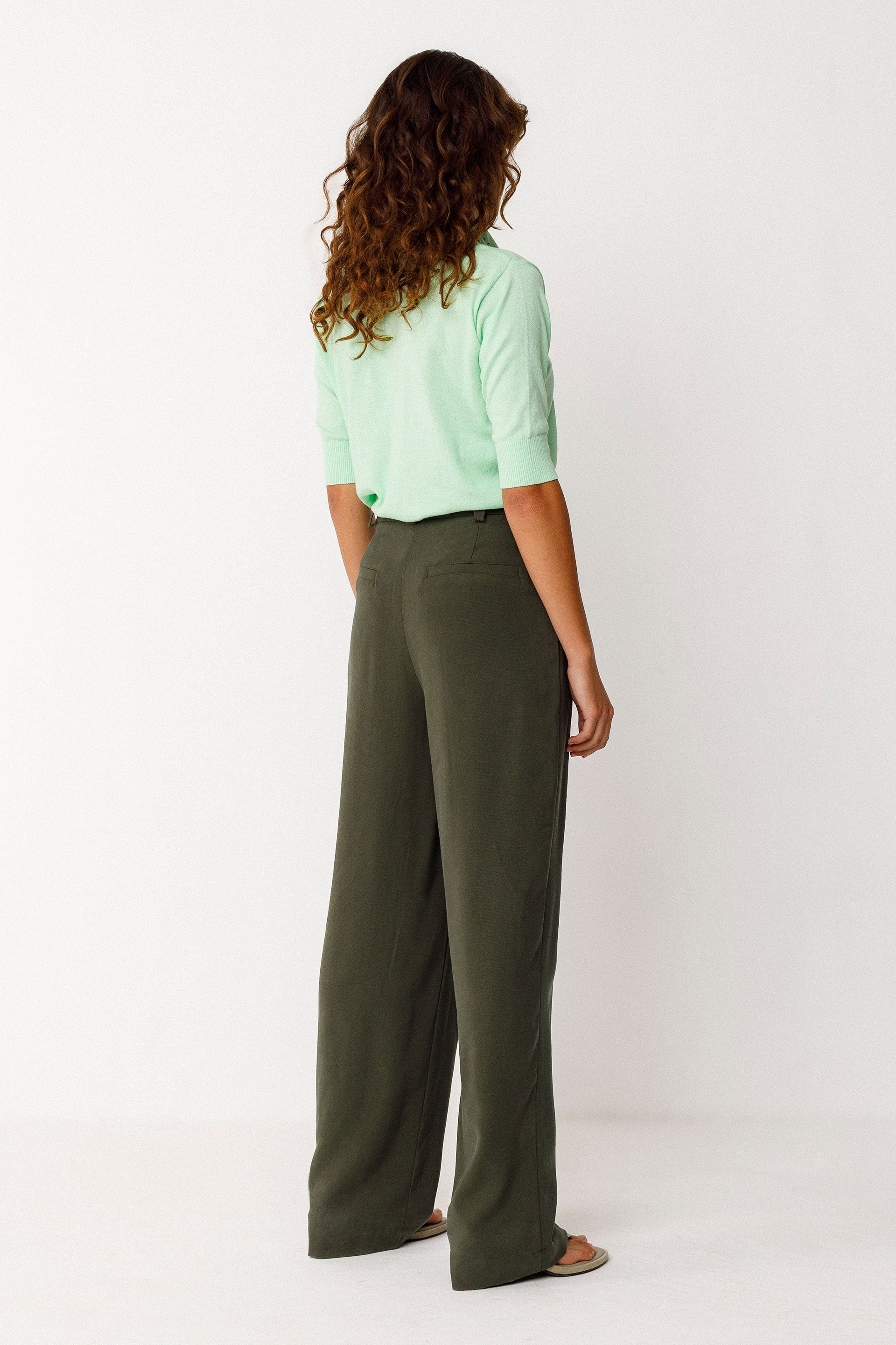 SKFK - HAIDE TROUSERS BOTTLE GREEN - WERTE FREUNDE