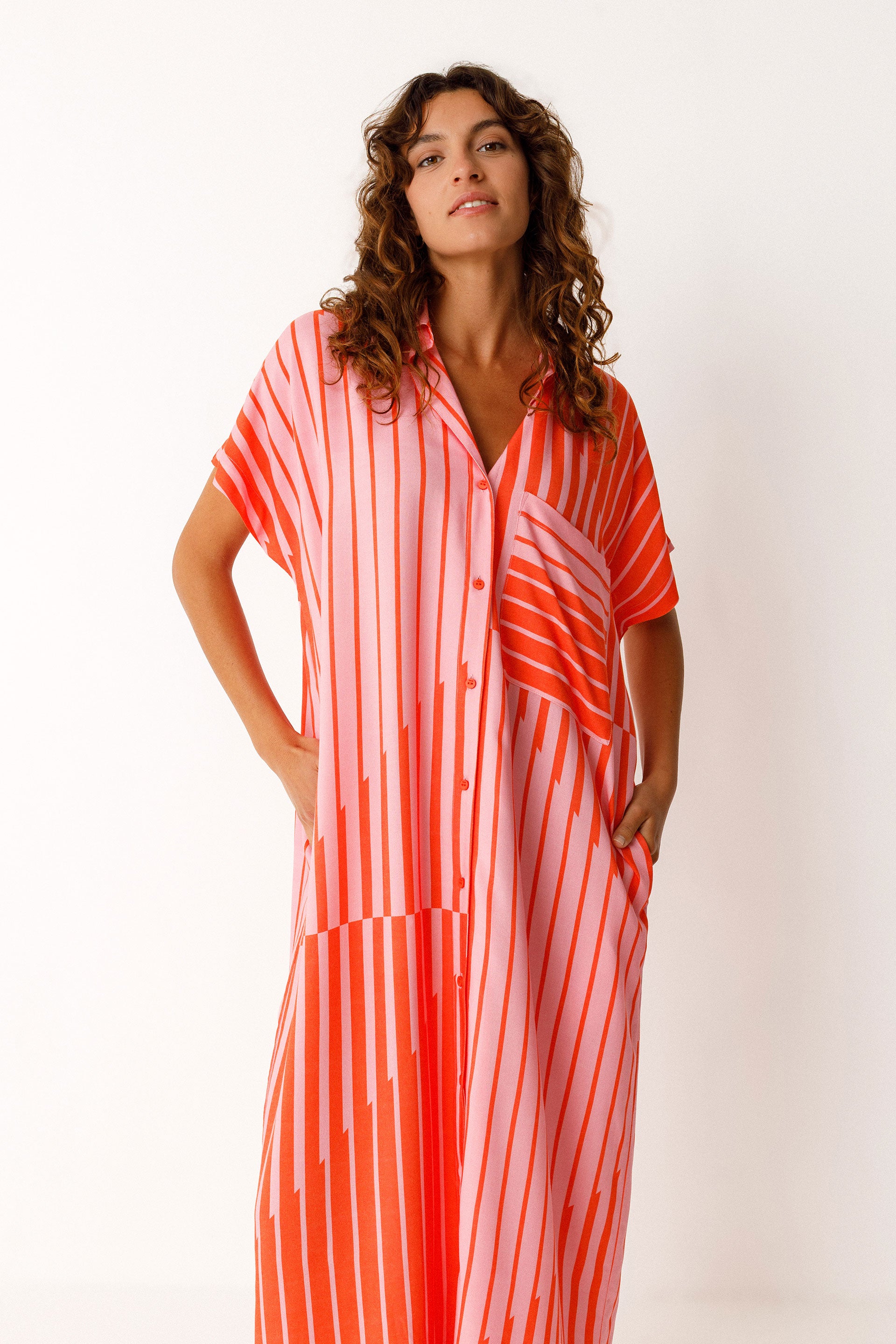 SKFK - DELIA DRESSES STRIPES - WERTE FREUNDE