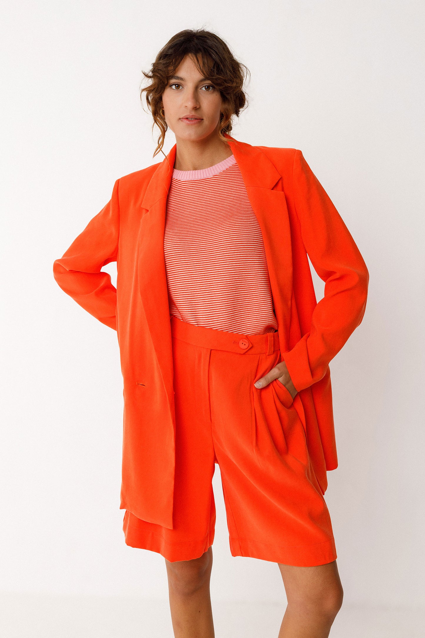 SKFK - MUIKE SWEATERS ORANGE - WERTE FREUNDE