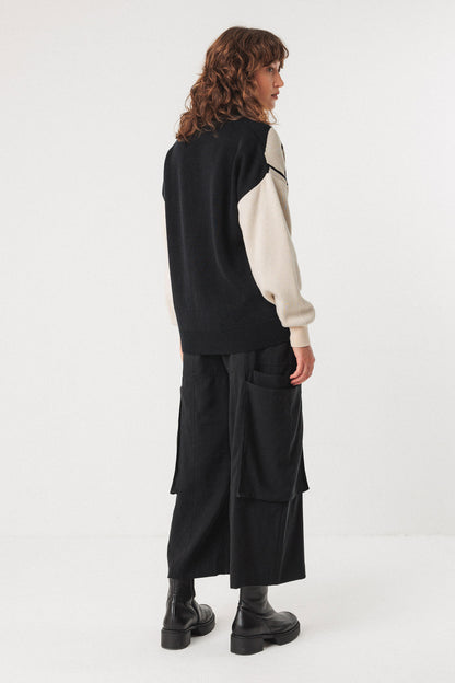 SKFK - BATIRTZE SWEATER BLACK - WERTE FREUNDE