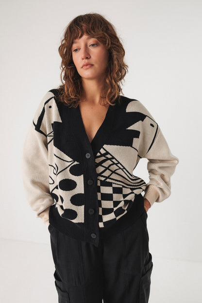SKFK - BATIRTZE SWEATER BLACK - WERTE FREUNDE