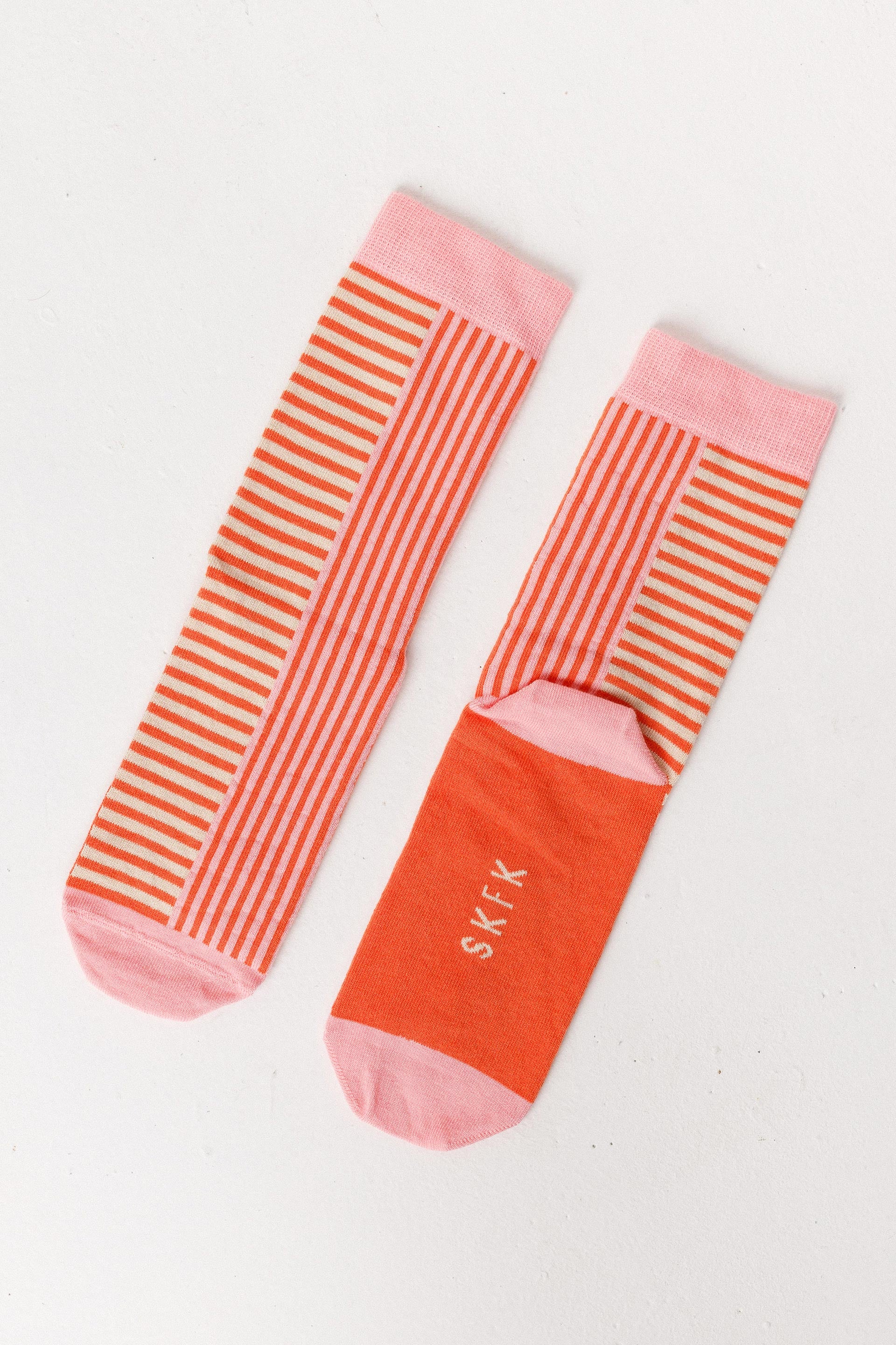 SKFK - EPEL SOCKS MULTICOLOUR ORANGE PEACH - WERTE FREUNDE