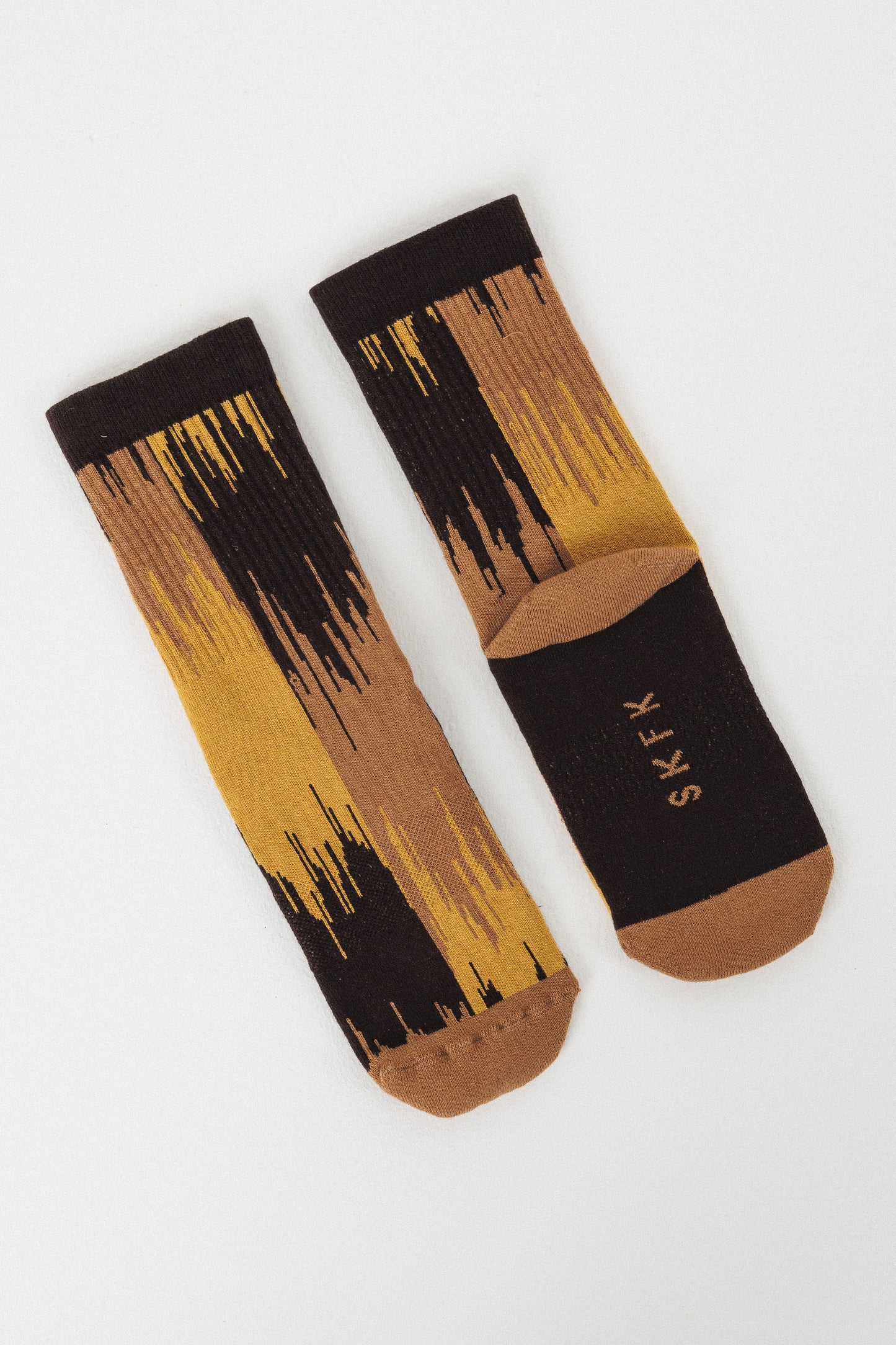SKFK - EPEL SOCKS MULTICOLOUR YELLOW-BROWN-BLACK - WERTE FREUNDE
