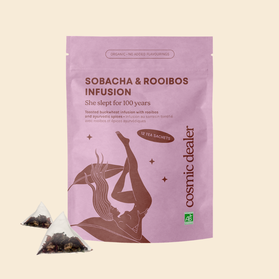 Cosmic Dealer - Sobacha & Rooibos Infusion Tea 12 Beutel 26,4g - WERTE FREUNDE