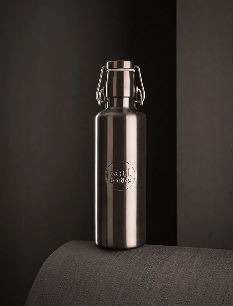 soulbottles - Steel light Bot Black 0,75l - WERTE FREUNDE