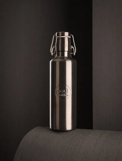 soulbottles - Steel light Bot Black 0,75l - WERTE FREUNDE