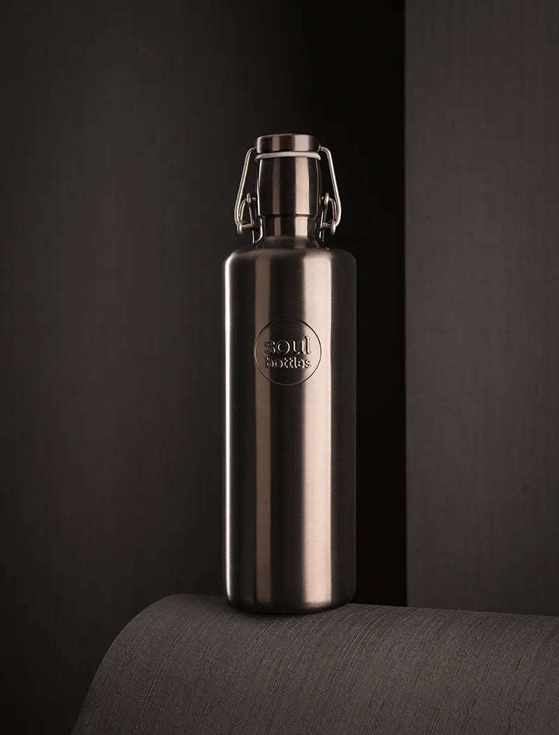 soulbottles - Steel light Bot Black 1,2l - WERTE FREUNDE