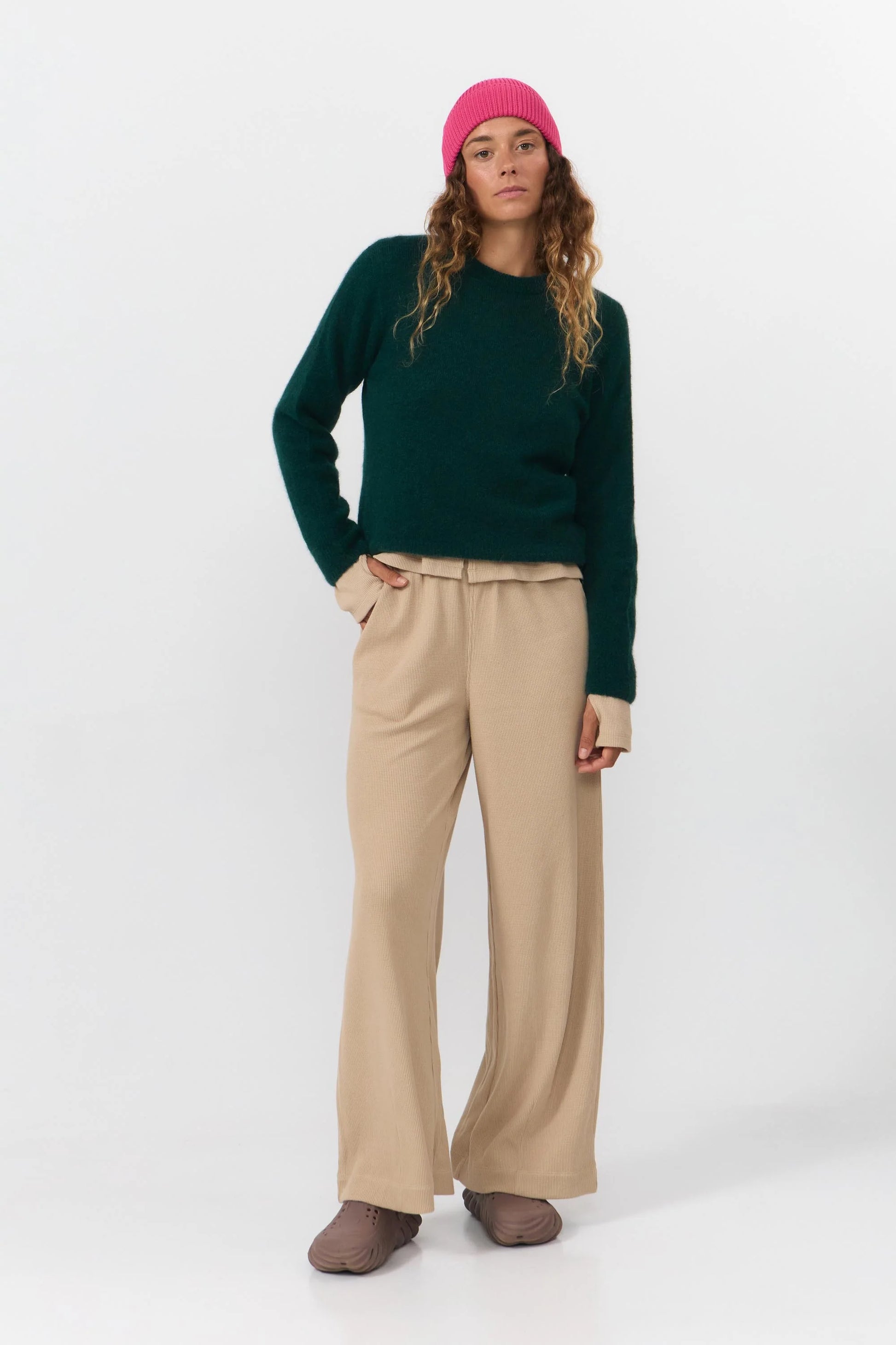 Suite 13 - BABOL JUMPER DARK GREEN - WERTE FREUNDE