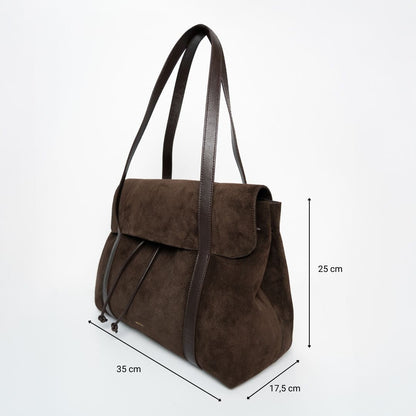 ann kurz - THE GREATEST SHOPPER SUEDE MIX MOCHA