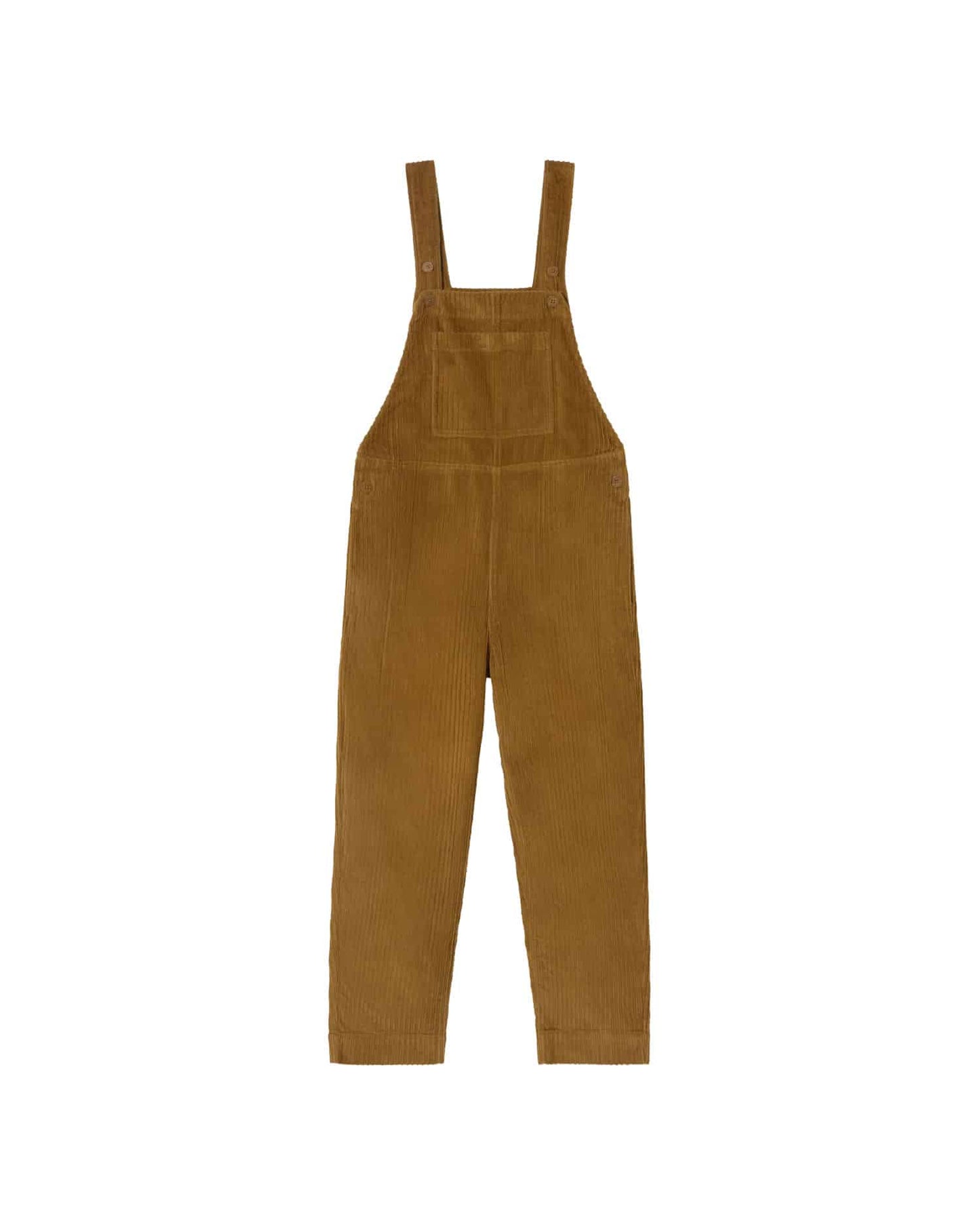 Thinking MU - LIGHT OAK CORDUROY LUZ JUMPSUIT BROWN - WERTE FREUNDE