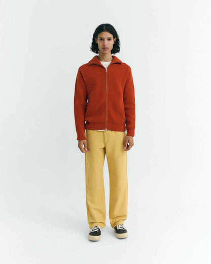 Thinking MU - APRICOT EKAIZ KNITTED SWEATER ORANGE - WERTE FREUNDE