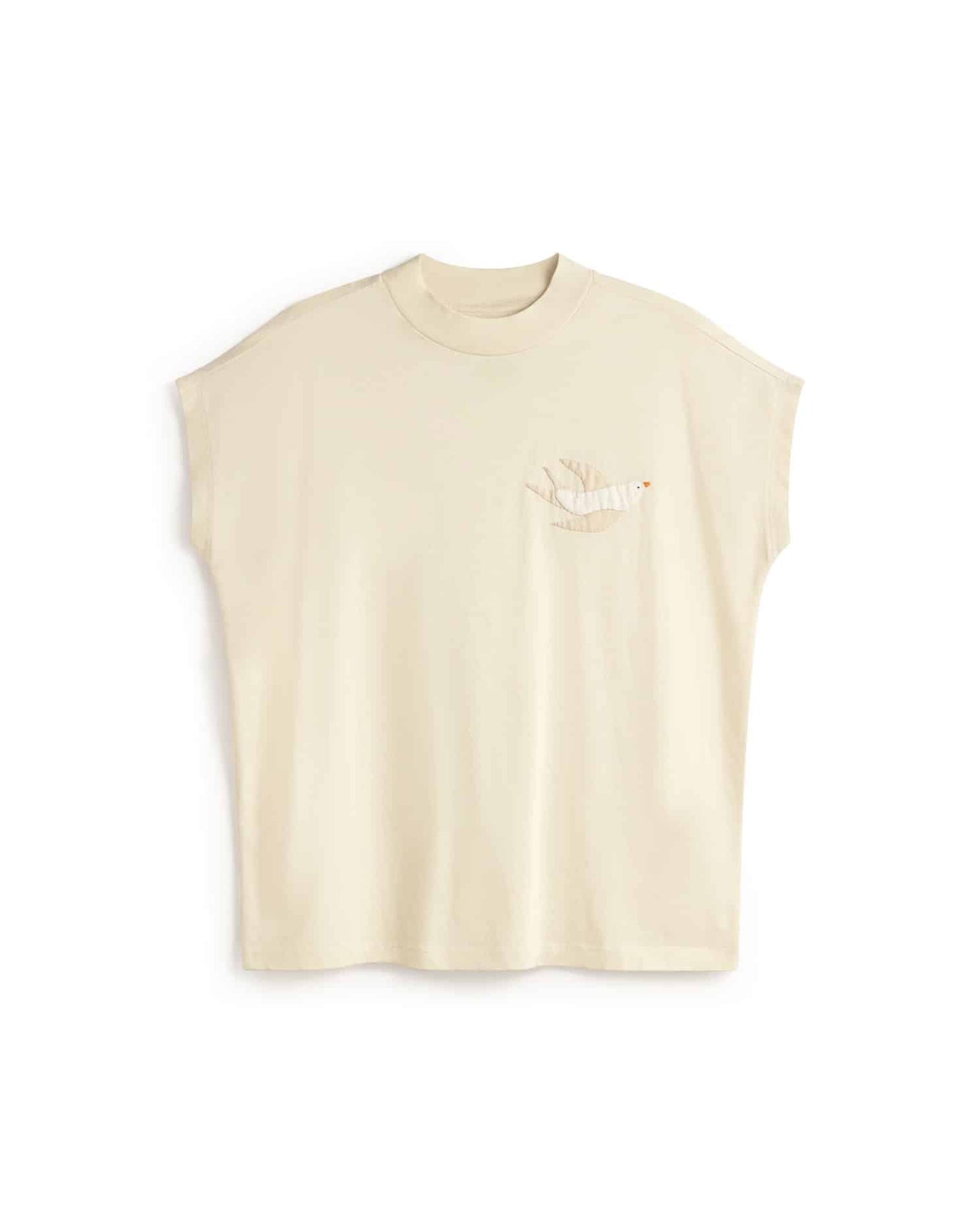 Thinking MU - BIRD VOLTA TEE WHITE - WERTE FREUNDE