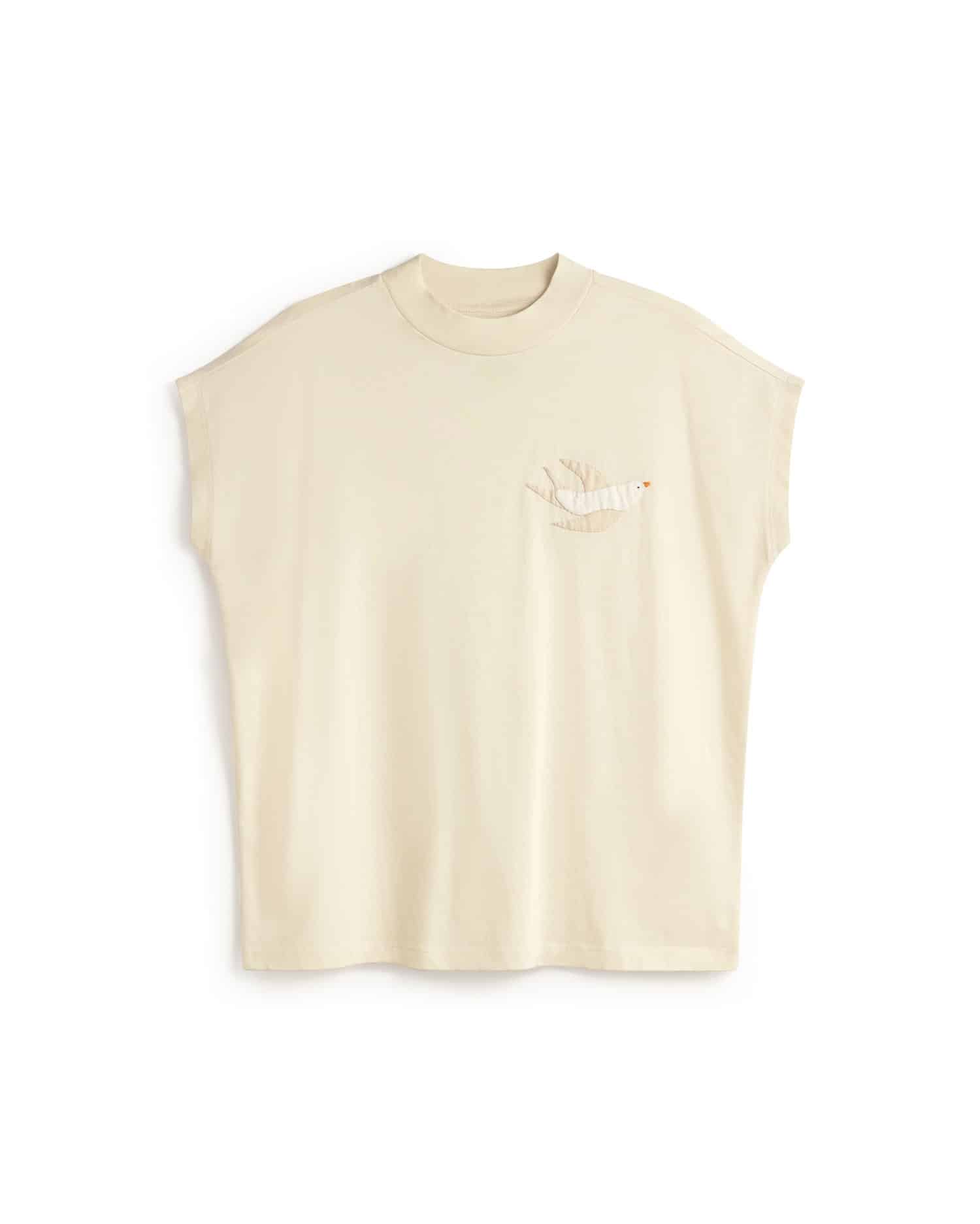 Thinking MU - BIRD VOLTA TEE WHITE - WERTE FREUNDE