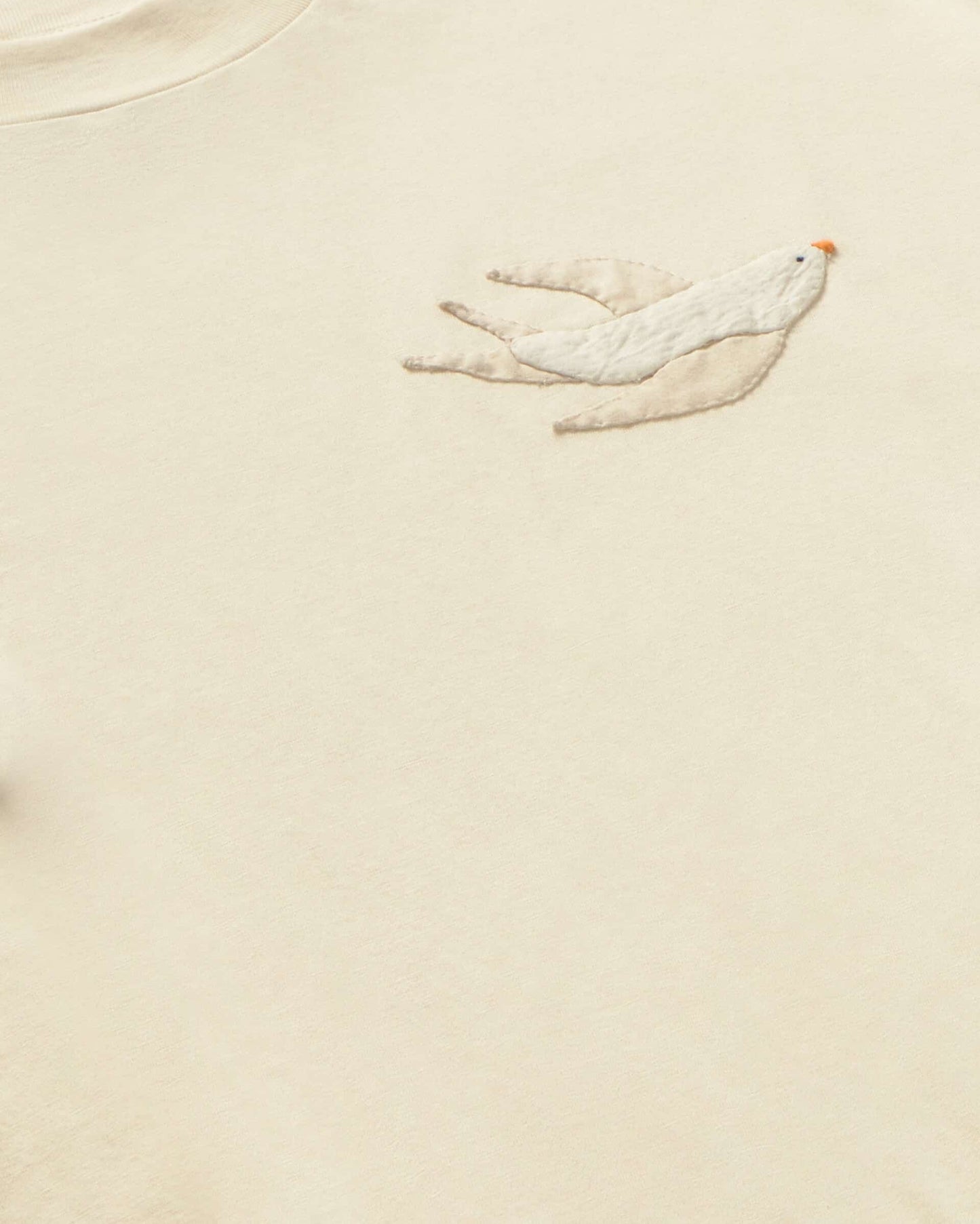 Thinking MU - BIRD VOLTA TEE WHITE - WERTE FREUNDE