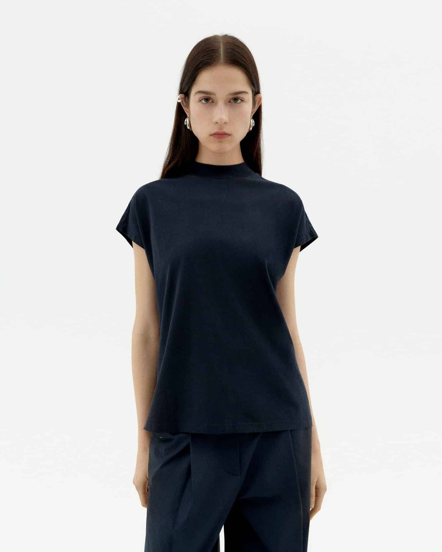 Thinking MU - NAVY VOLTA TEE BLUE - WERTE FREUNDE