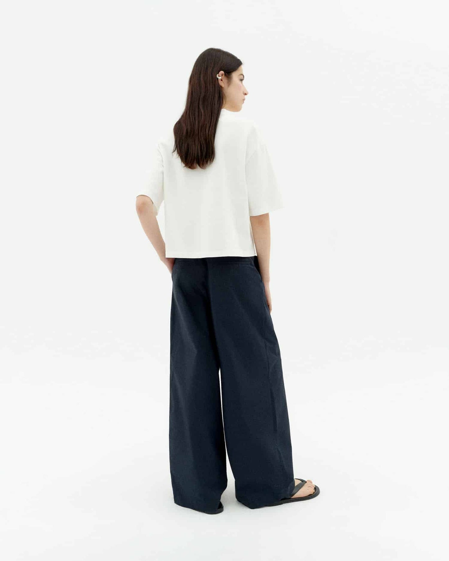 Thinking MU - WHITE LENA TEE WHITE - WERTE FREUNDE