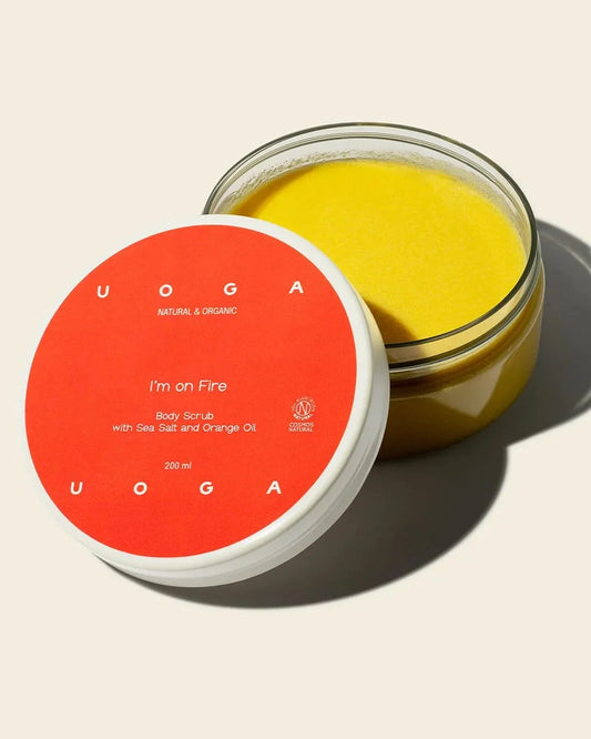 UOGA UOGA - I’m on fire - peeling with sea salt and orange essential oil 200ml - WERTE FREUNDE
