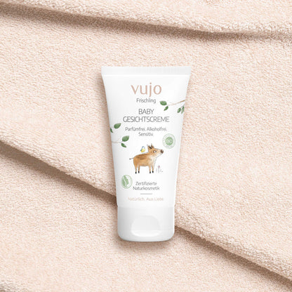 vujo - Baby Gesichtscreme 50ml - WERTE FREUNDE