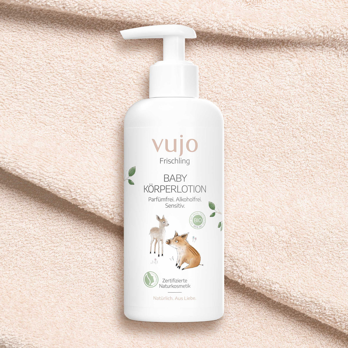 vujo - Baby Körperlotion 200ml - WERTE FREUNDE