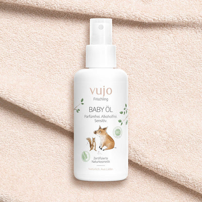 vujo - Baby Öl 100ml - WERTE FREUNDE