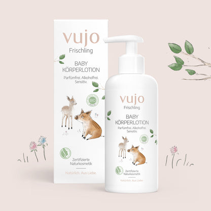 vujo - Baby Körperlotion 200ml - WERTE FREUNDE